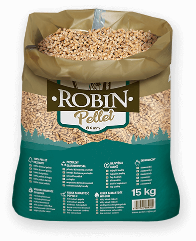worek pelletu opałowego Robin do kupienia w Sulechowie lub sklepie internetowym